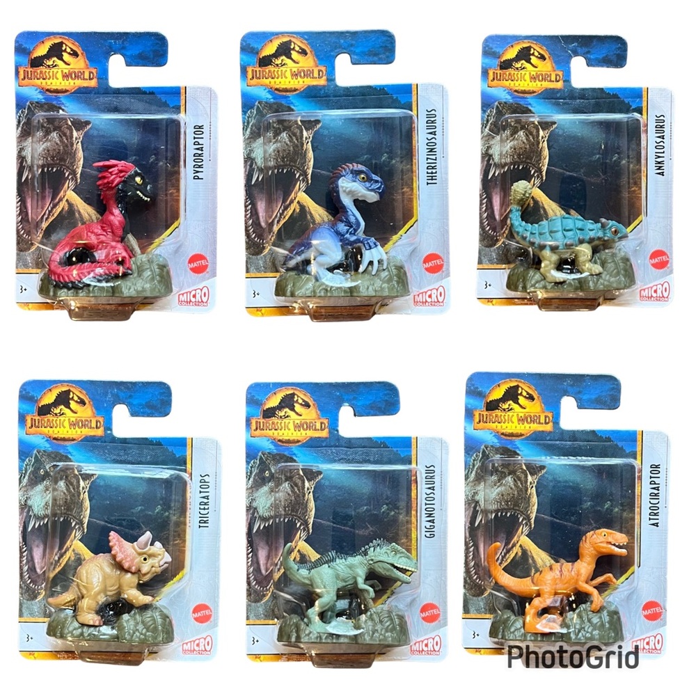 Jurassic World Dominion Dinosaur Micro Collection Figures New Lot Of 6